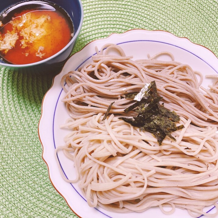 海苔とろろ蕎麦✧˖°